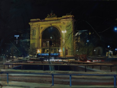 Keleti pályaudvar éjjel 60x80cm